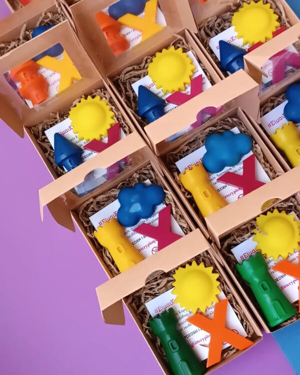 Kid's Baptism Favor "Castle & Letter" Theme - Image 5