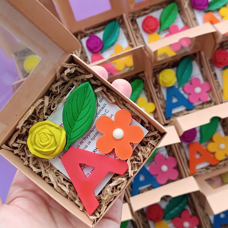 Kid's Baptism Favor "Flowers" Theme