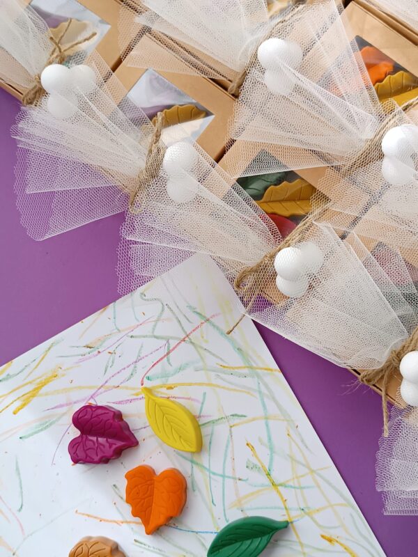 Kid's Baptism Favor "Autumn Leaves" Theme - Image 4