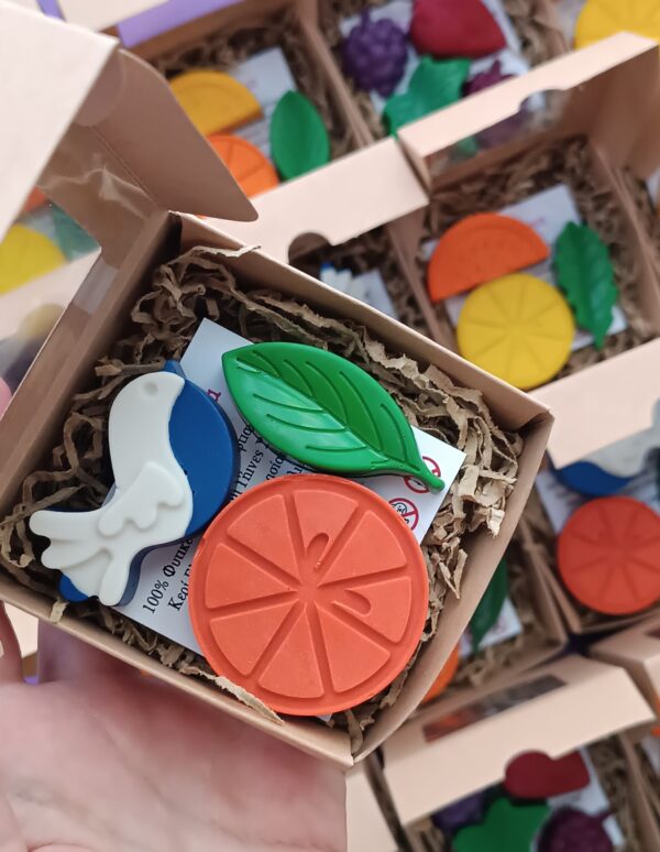 Kid's Baptism Favor "Tutti Frutti Bird" Theme