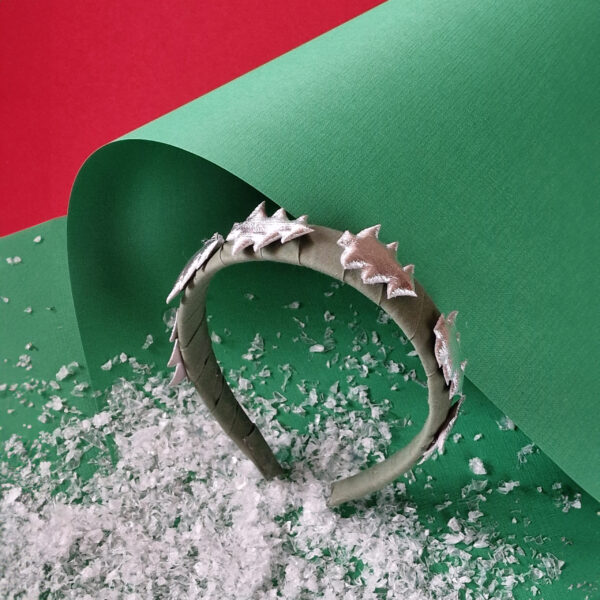 "Xmas Tree" Headpiece_Olive
