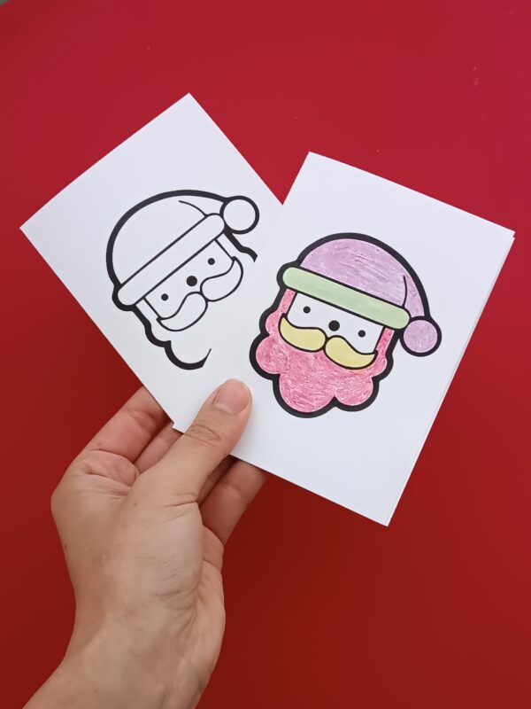 Colour-in Christmas Greeting Card_Dear Santa - Image 2