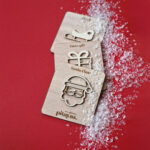 Handcrafted Wooden Stamp 3 Set "Christmas" edition