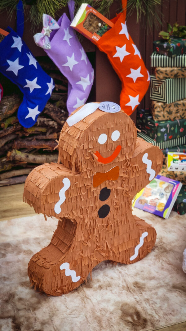 Handcrafted XL Pinata Gingerbread Man_Light Brown