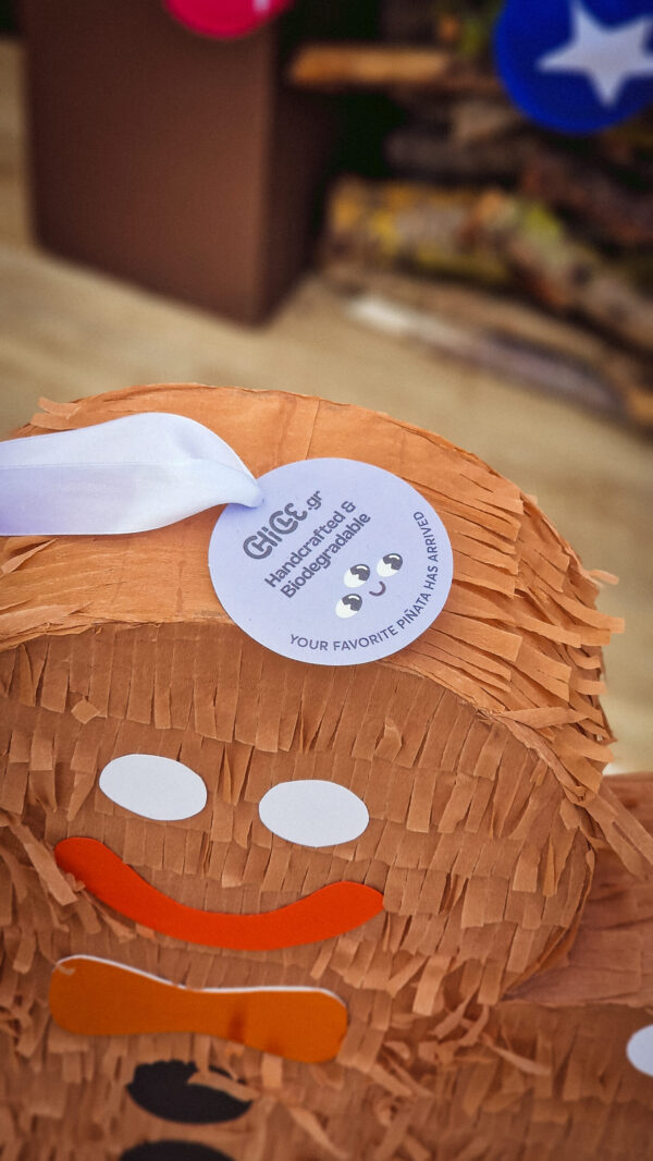Handcrafted XL Pinata Gingerbread Man_Light Brown - Image 4