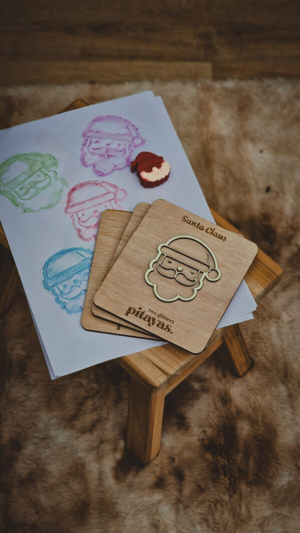Handcrafted Wooden Stamp_Santa Claus