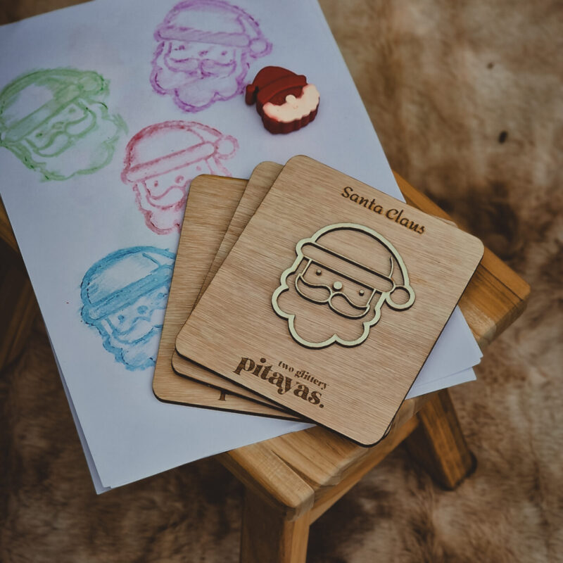 Handcrafted Wooden Stamp_Santa Claus