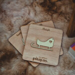 Handmade Wooden Stamp_Sleigh