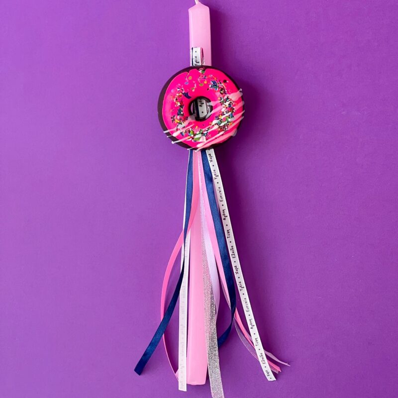 Easter Candle XL Crayon -“Yummy Donut”