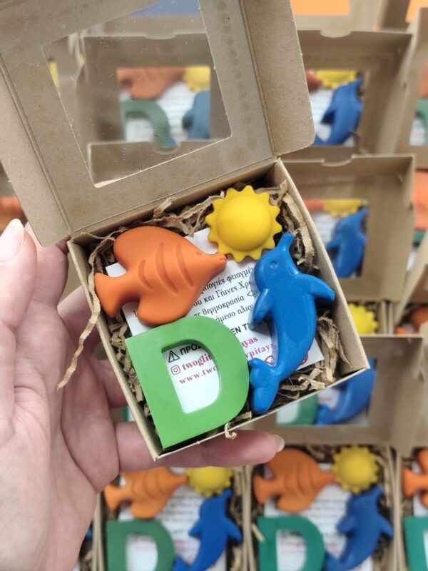Kid's Baptism Favor "Dolphin" Theme