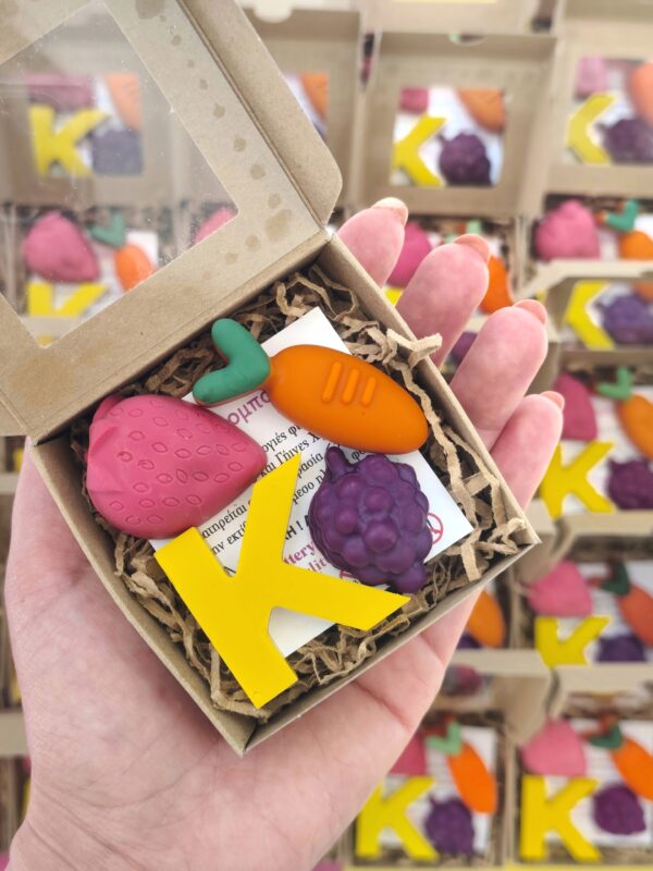Kid's Baptism Favor "Fruits & Veggies" Theme
