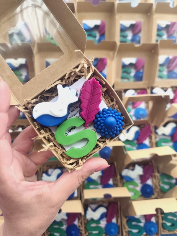 Kid's Baptism Favor "Royal Bird" Theme