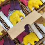 Kid's Baptism Favor "Yellow Safari" Theme