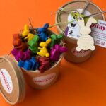 Pot of 16 Mini Size Crayons -"Easter Bunnies"