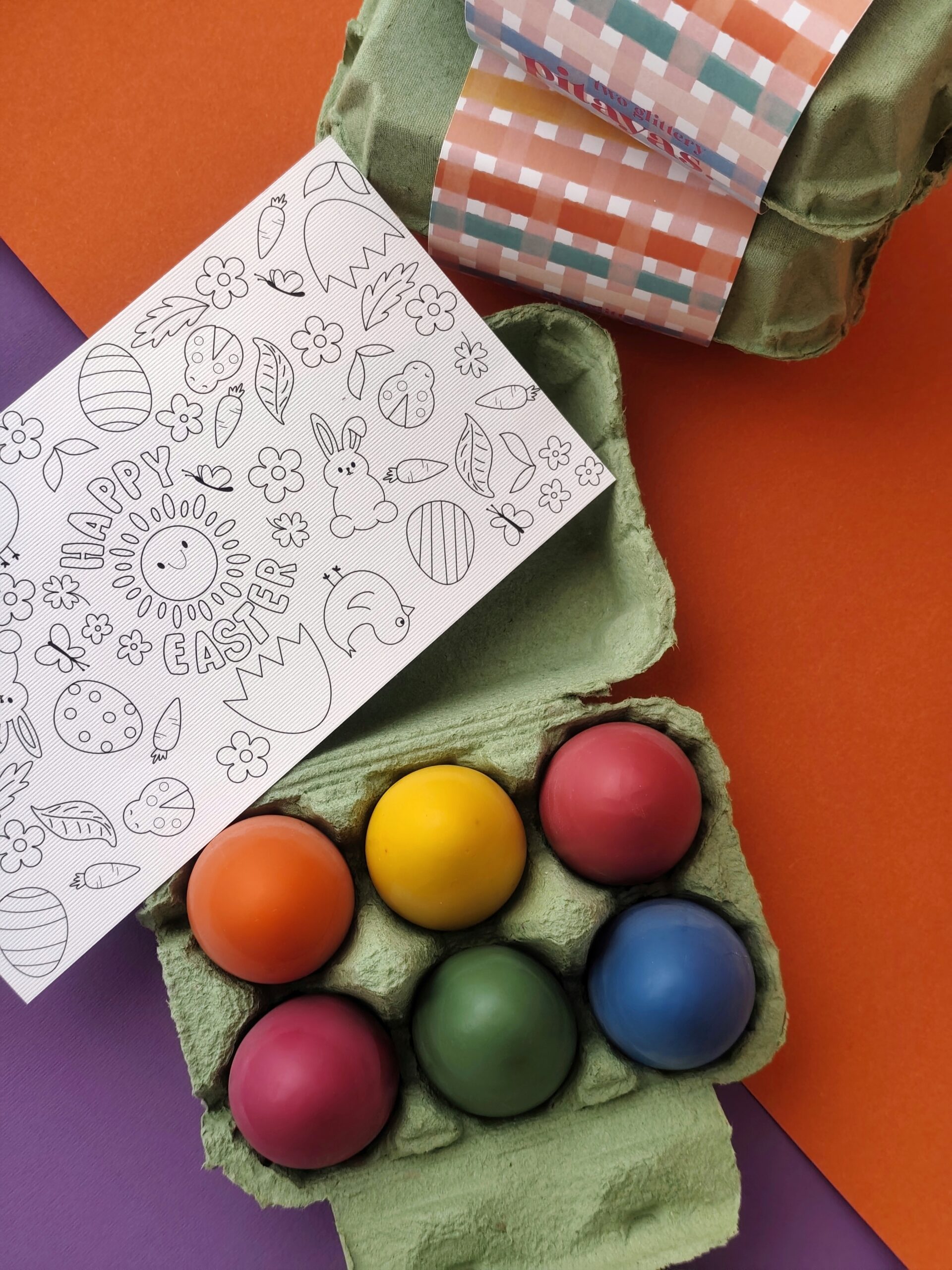 Easter Egg set & Mini Color-in Paper - Image 2