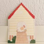 Greeting card "Backyard chicken coop"