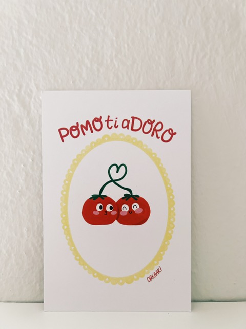 Greeting Card "Pomo ti Adoro"