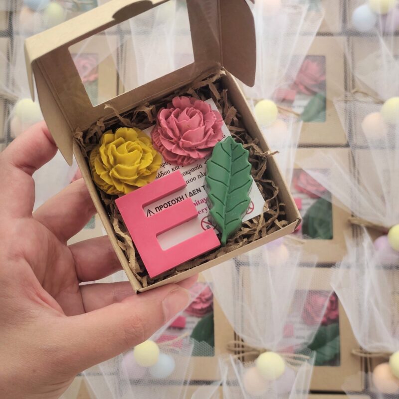 Kid's Baptism Favor "Field of Roses" Theme