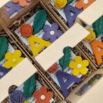 Kid's Baptism Favor "Monogram Garden" Theme