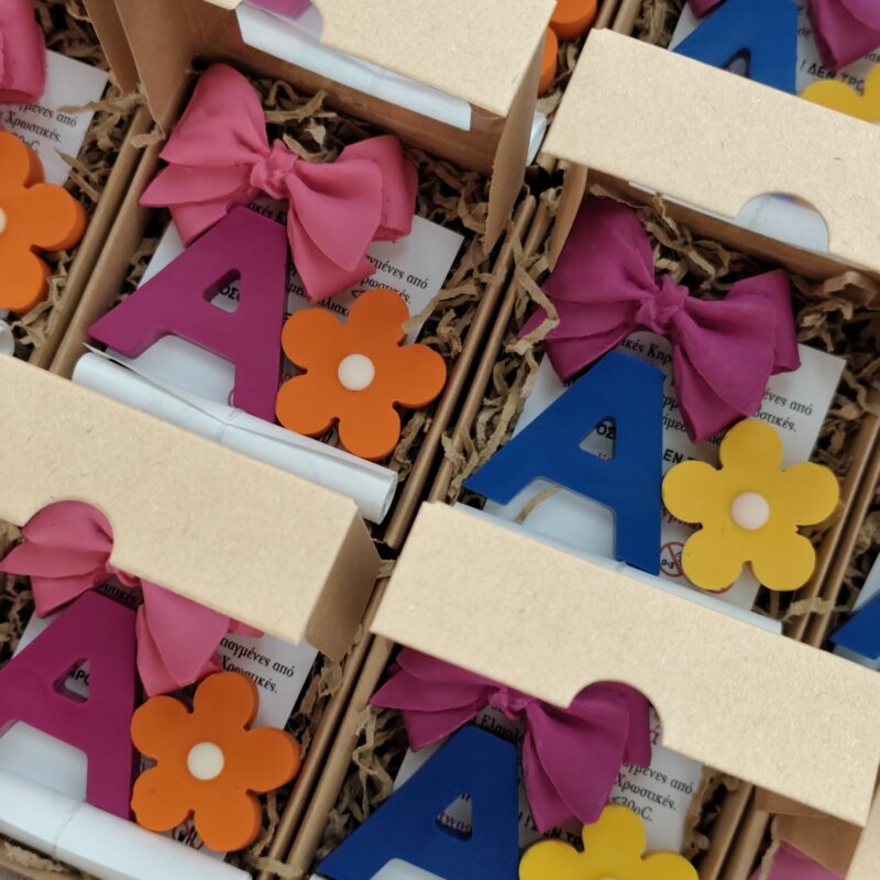 Kid's Baptism Favor "Blooming Bow" Theme